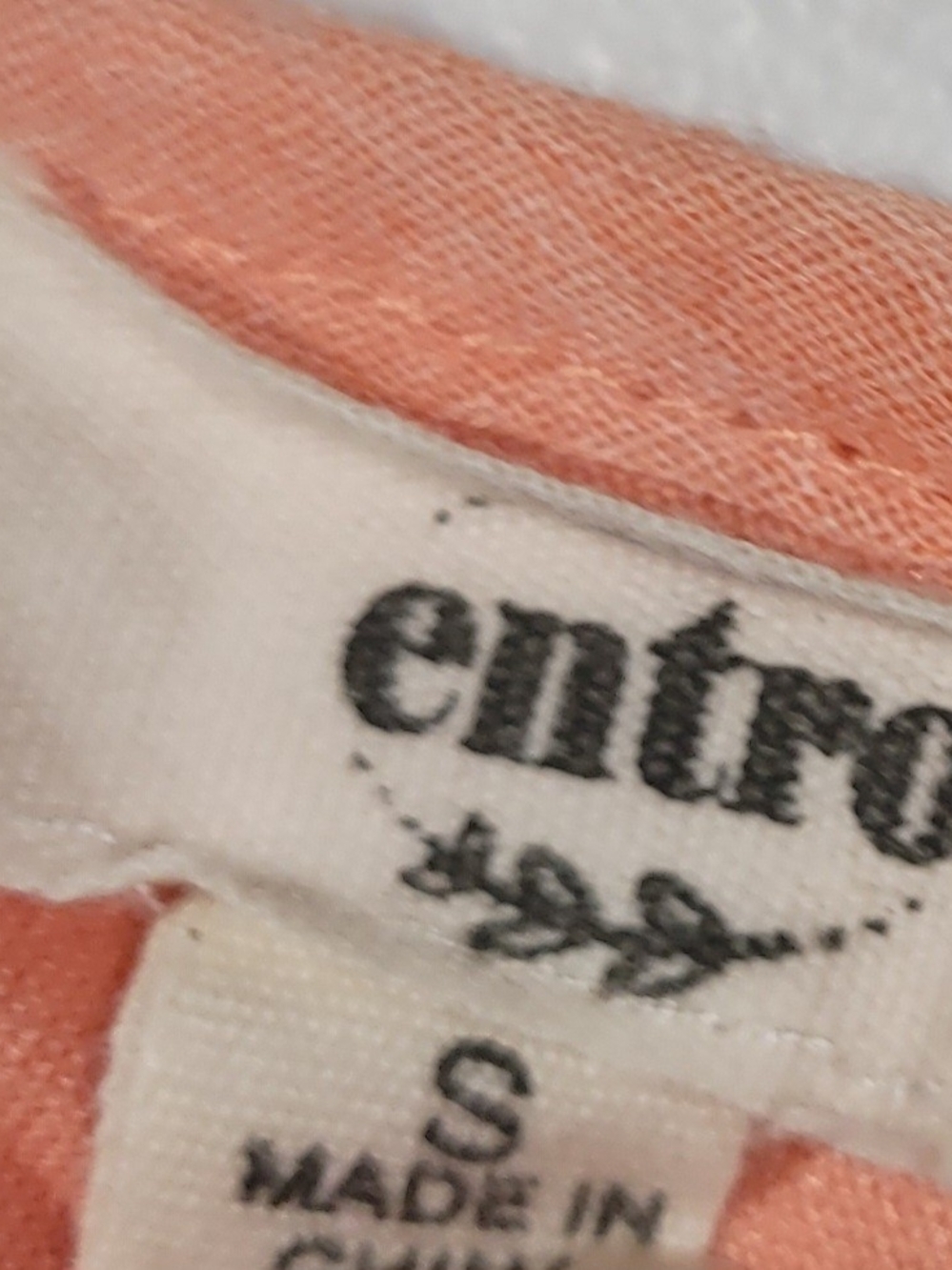 entro Peach Eyelet Tassel Tunic Dress - Picture 2 of 3